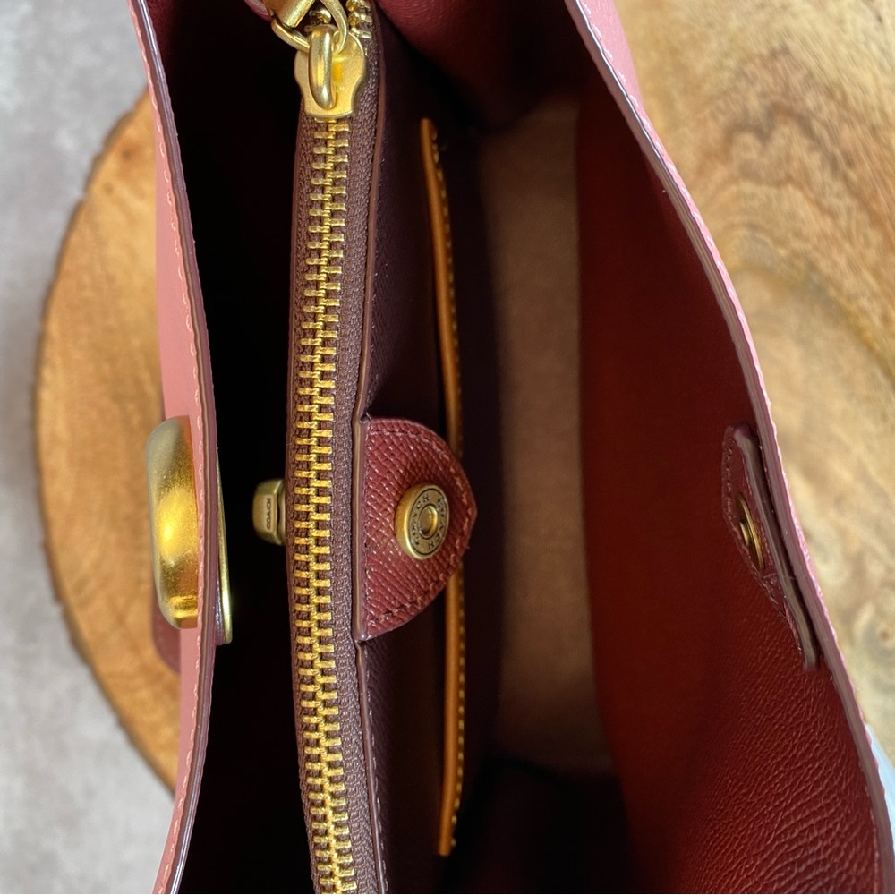 Coach Willow Bucket Bag Color Block Purse Crossbody - Picture 9 of 11